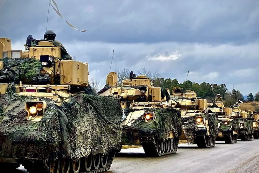 24 польских танка PT-91 и Т-72М1 замечены на границе Польши и Украины